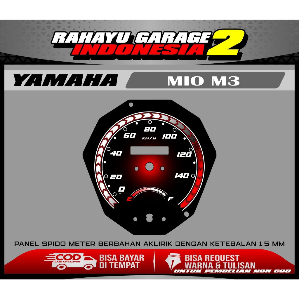 PAPAN SPEEDOMETER CUSTOM YAMAHA MIO M3