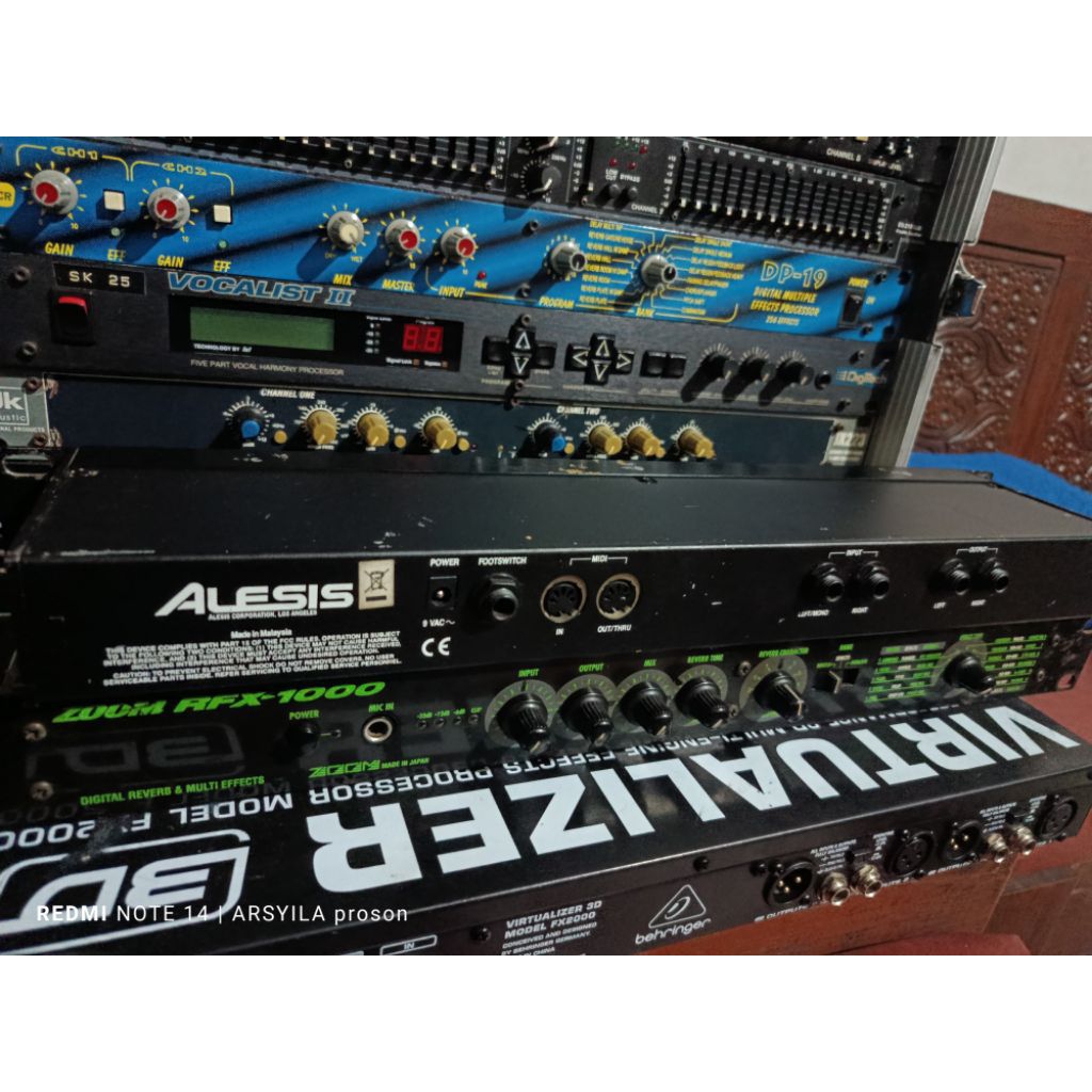 efek ALESIS microverb 4 original malaysia