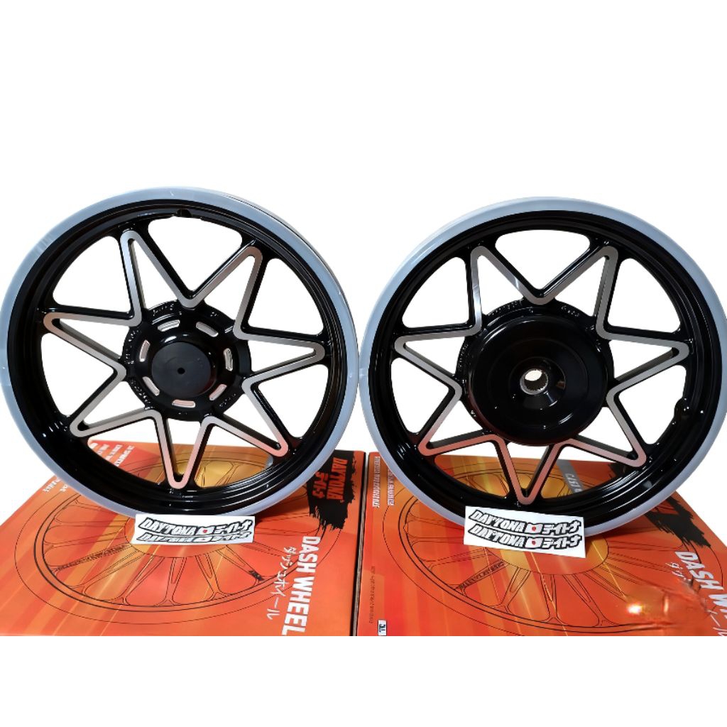 VELG DAYTONA RACING ORIGINAL TYPE PALANG BINTANG 7/SEVEN STAR WHEEL RING 14