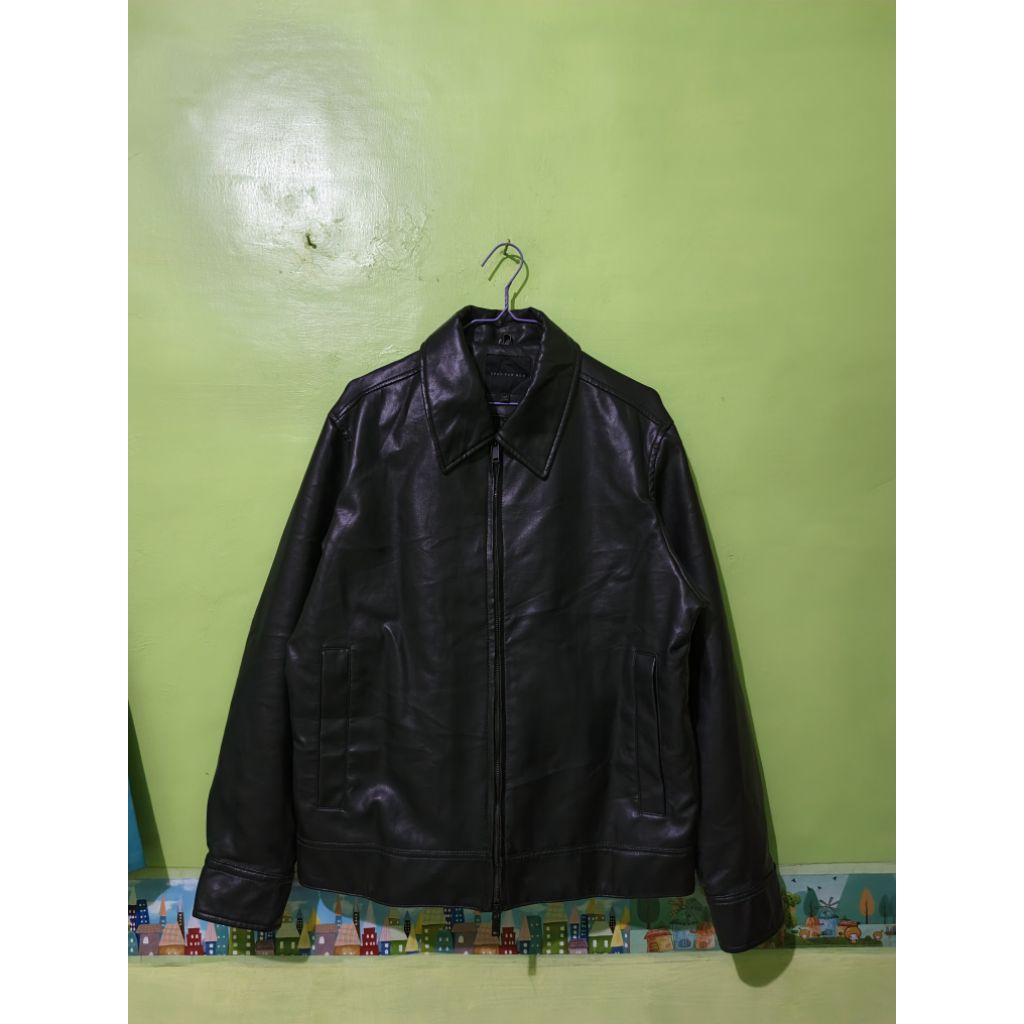 leather jacket spao