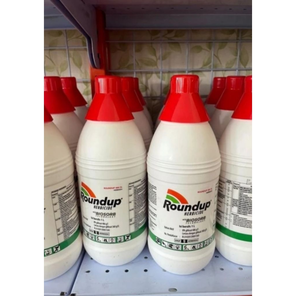 DISKON ROUNDUP 1 LITER / ROUNDUP 1000ml / PEMBASMI RUMPUT / ROUNDUP 486 SL 1000ML / ROUNDUP BIOSORB 