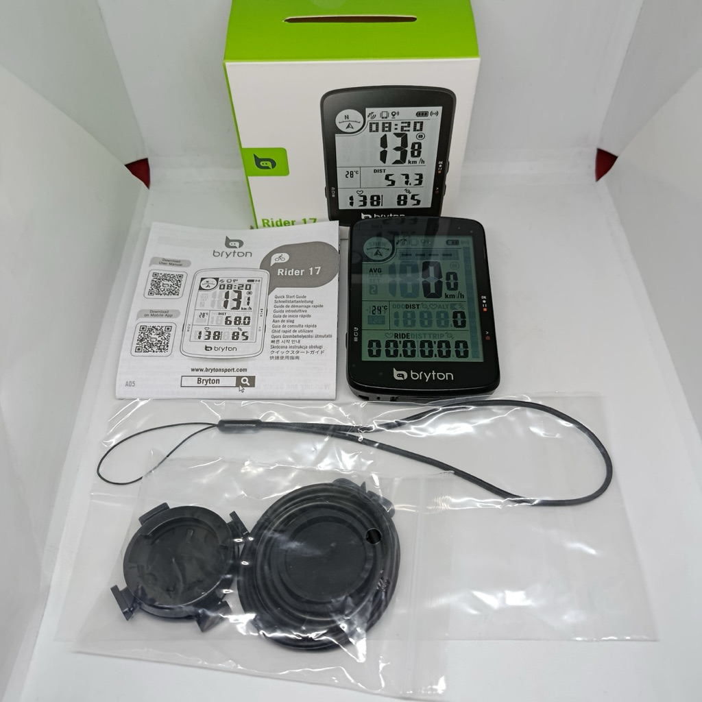 SPEEDOMETER CYCLOCOMP / CYCLO COMPUTER GPS BRYTON RIDER 17 GPS (pengganti Rider 15 Neo)