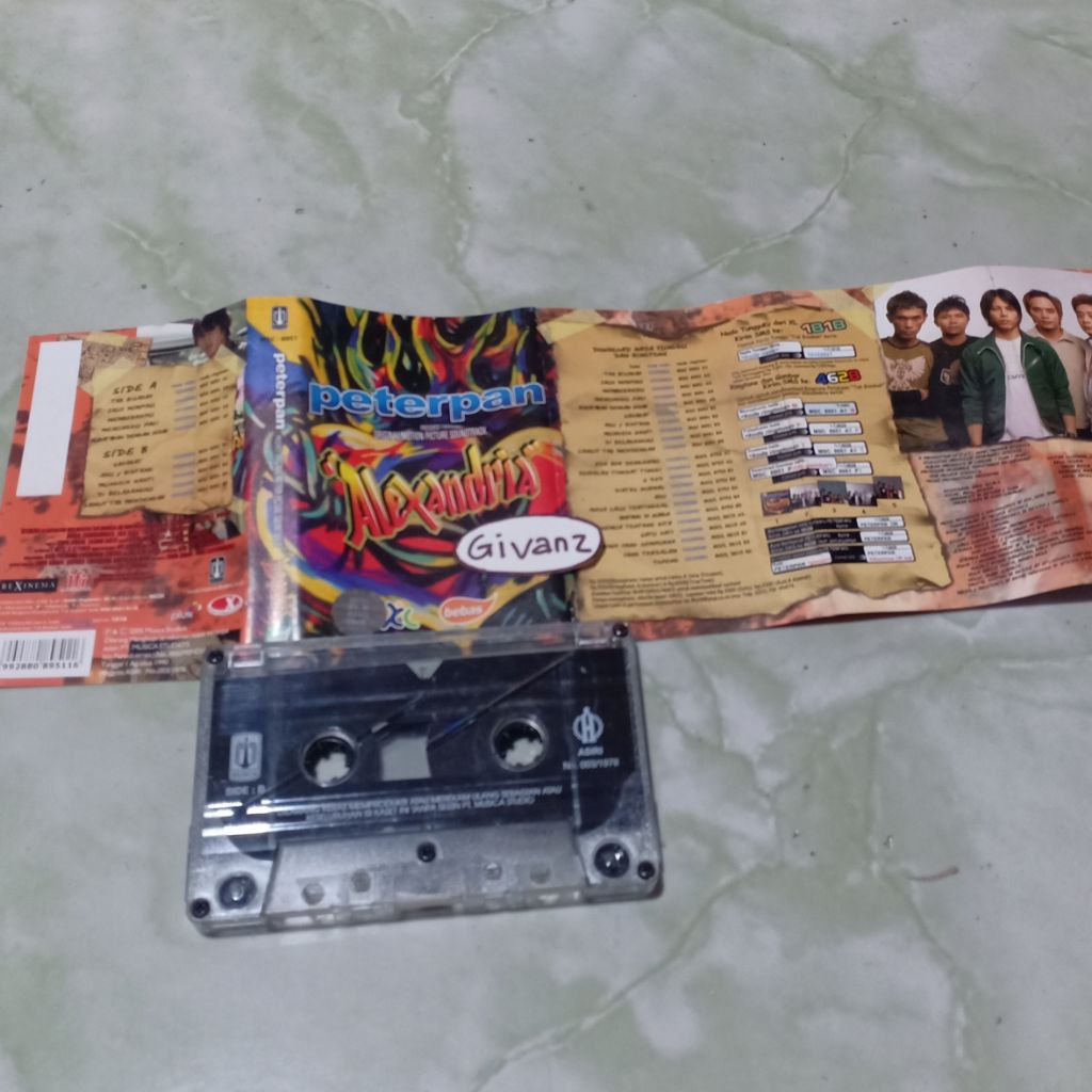 kaset pita PETERPAN - Alexandria (Original Motion Picture Soundtrack)