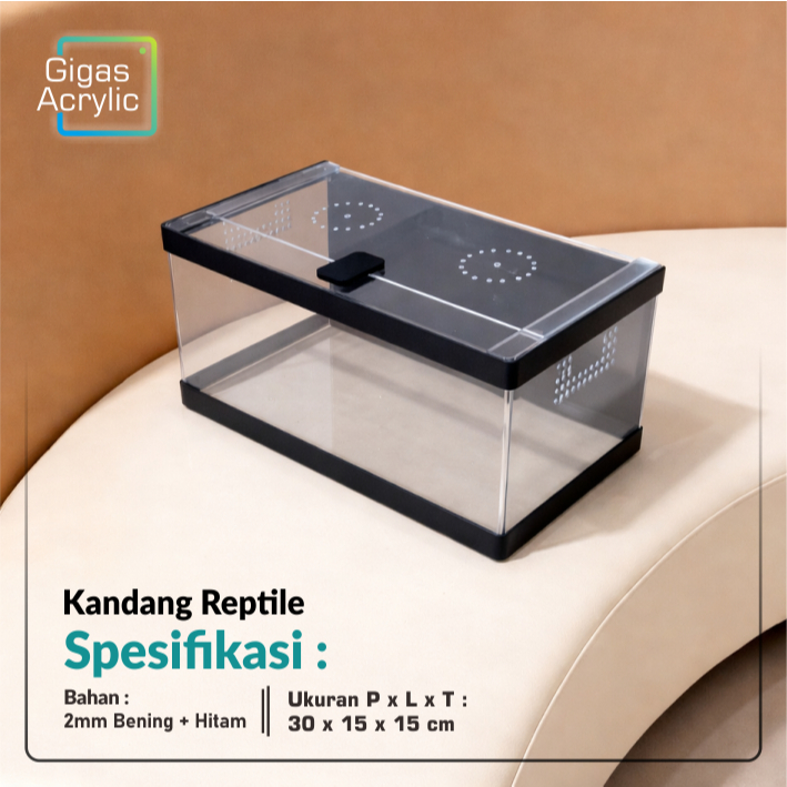 kandang reptile / box reptile / tempat hewan reptile