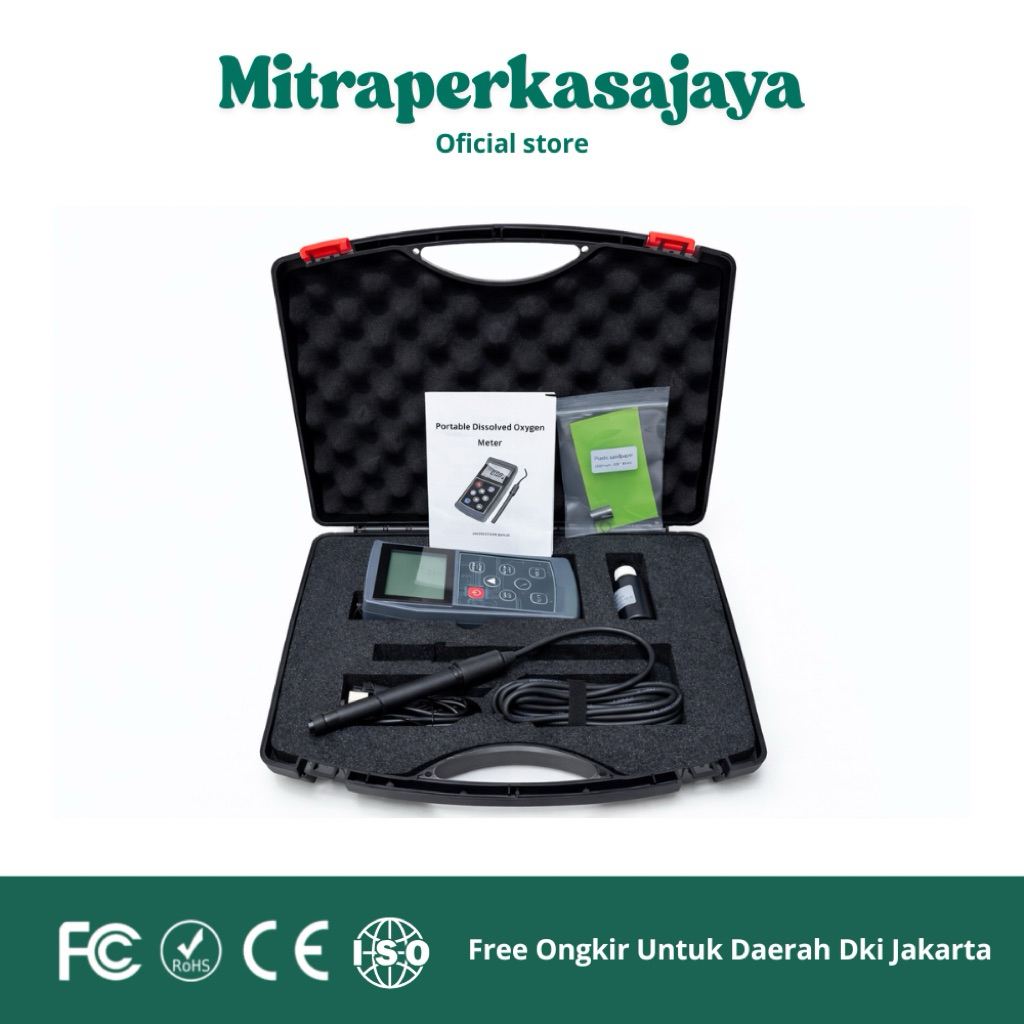 DO Meter, Portable Dissolved Oxygen Meter LH-D701