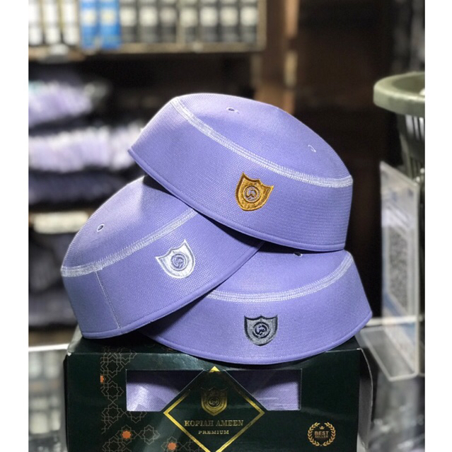 KOPIAH MALAYSIA A5 AMEEN PUTIH POLOS PECI MALAYSIA A5 ORIGINAL