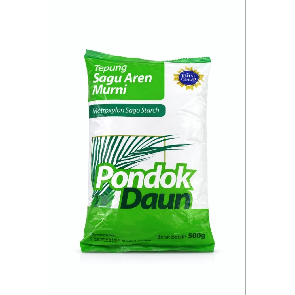 Tepung Sagu Aren Murni Pondok Daun 500Gram