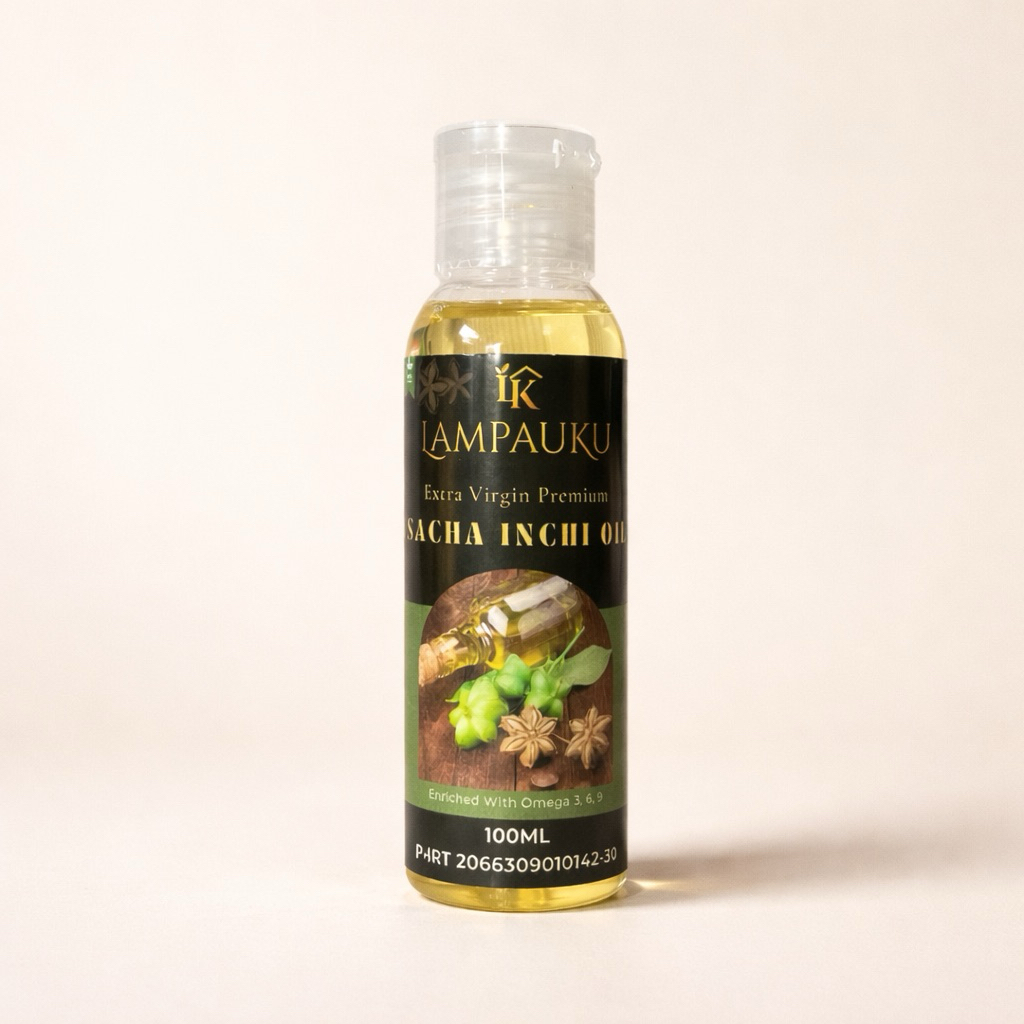 MINYAK SACHA INCHI ORGANIK LAMPAUKU | SACHA INCHI OIL 100ML  (tolong baca deskripsi)