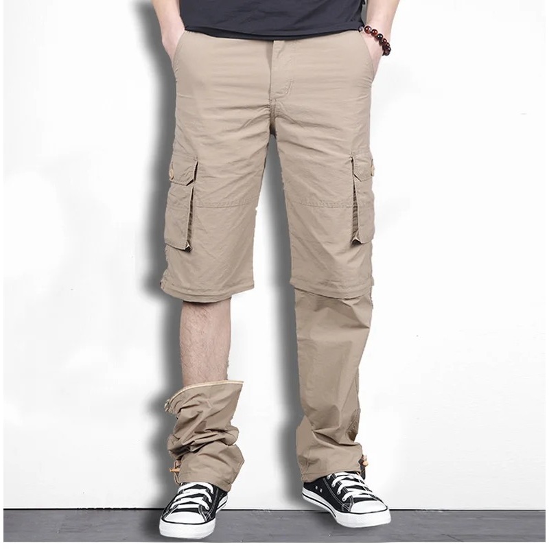 Celana Panjang Cargo Eren Pria – Celana Cargo Casual Streetwear Kantong Banyak