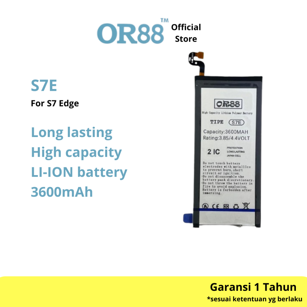 OR88 baterai batre battery double power samsung S7 Edge / G935 / SM-G935F / SM-G935FD  / EB-BG935ABE
