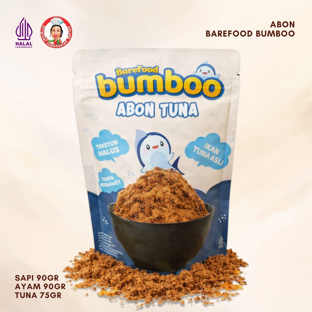 Bumboo Abon Lembut Anak Lauk Instan Siap Tabur untuk Nasi Hangat