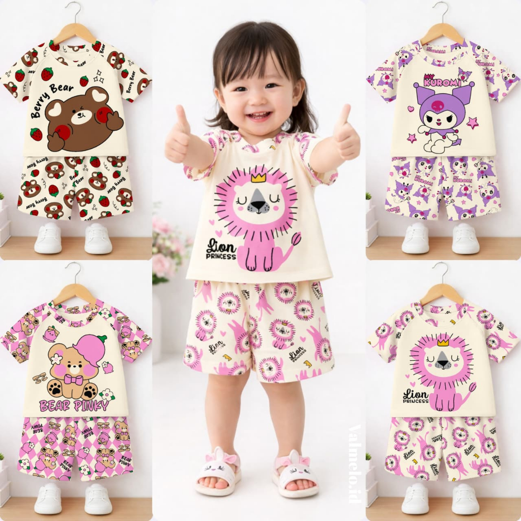 VALMELO Setelan anak perempuan/pakaian anak cewek VAL-11