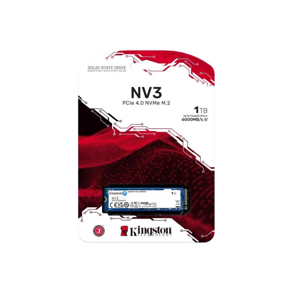 Kingston NV3 SSD 1TB M.2 NVMe PCIe Gen 4 Garansi Resmi