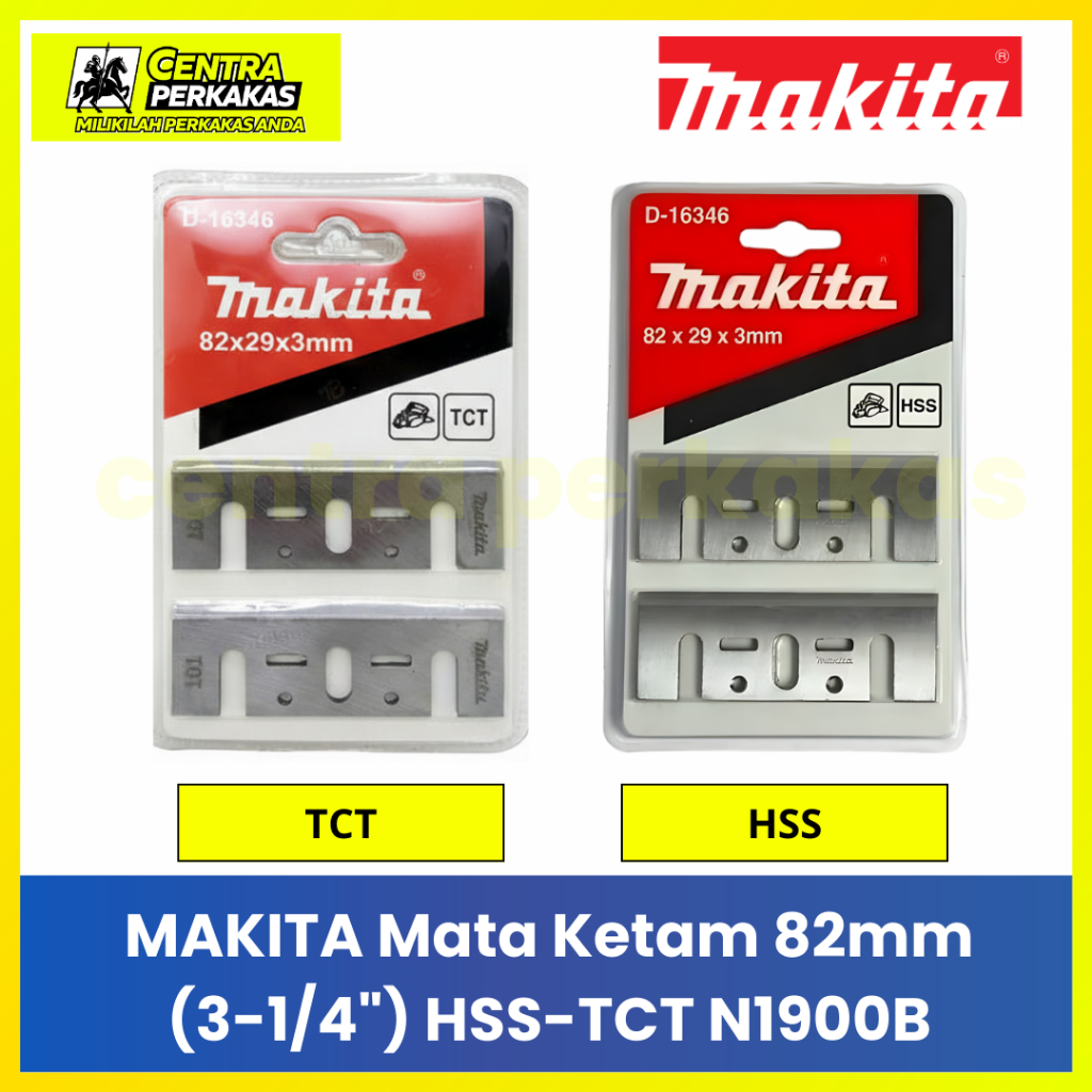 Makita Mata Ketam 82mm 3-1/4" HSS / TCT - Mata Pisau Serut Pasah Planer Blade