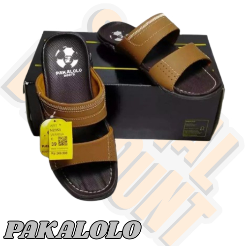 Sandal Kulit PAKALOLO Pria Asli Original Sandal Kulit PAKALOLO N2535