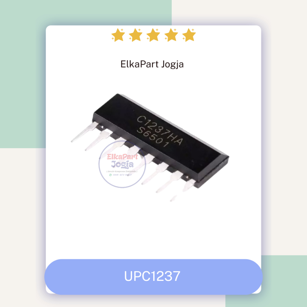 IC  UPC1237HA C1237HA ZIP8 Protector IC Power Amplifier 1237