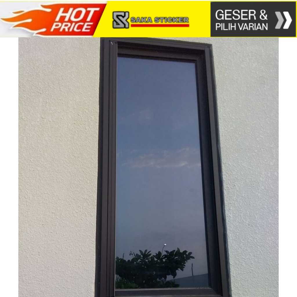 Stiker Kaca Film Jendela Rumah Kaca Film Mobil Riben Warna Hitam 40% 60% 80%
