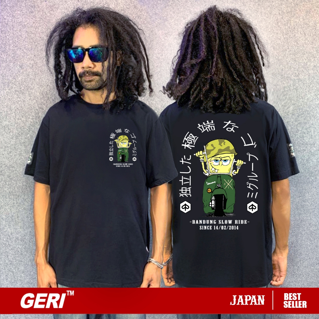 Kaos Vespa Geri original - Japan
