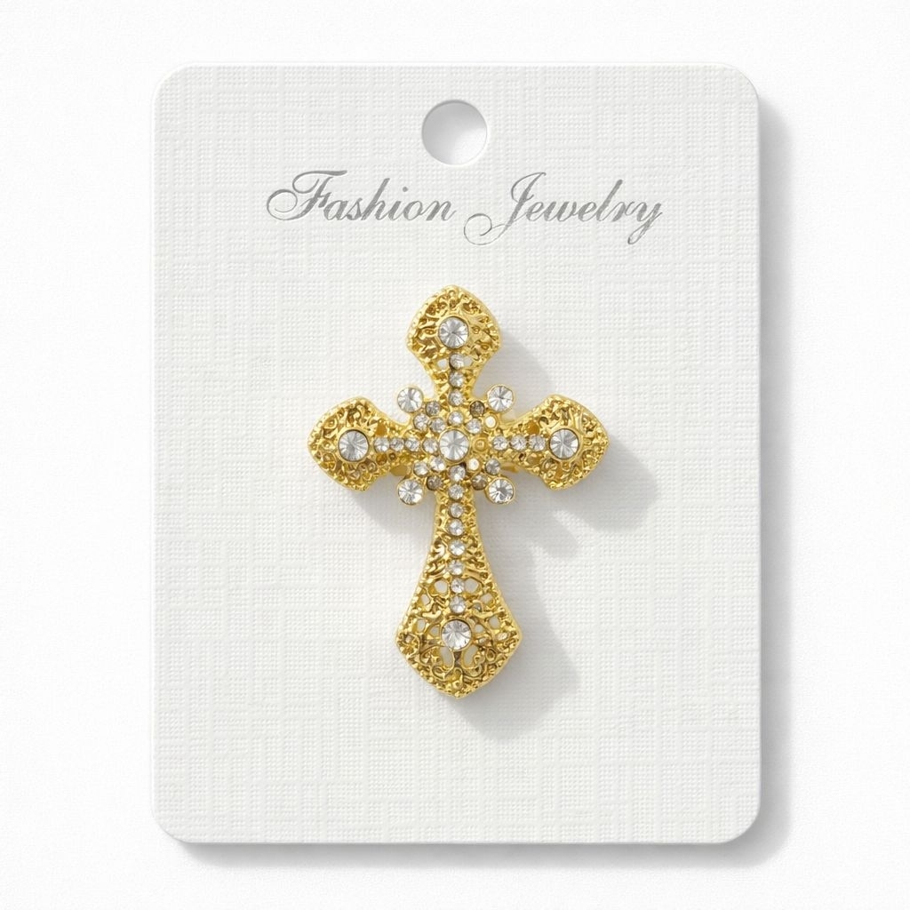 Bros Salib Ornamen Aksesoris Rohani Kristen B2