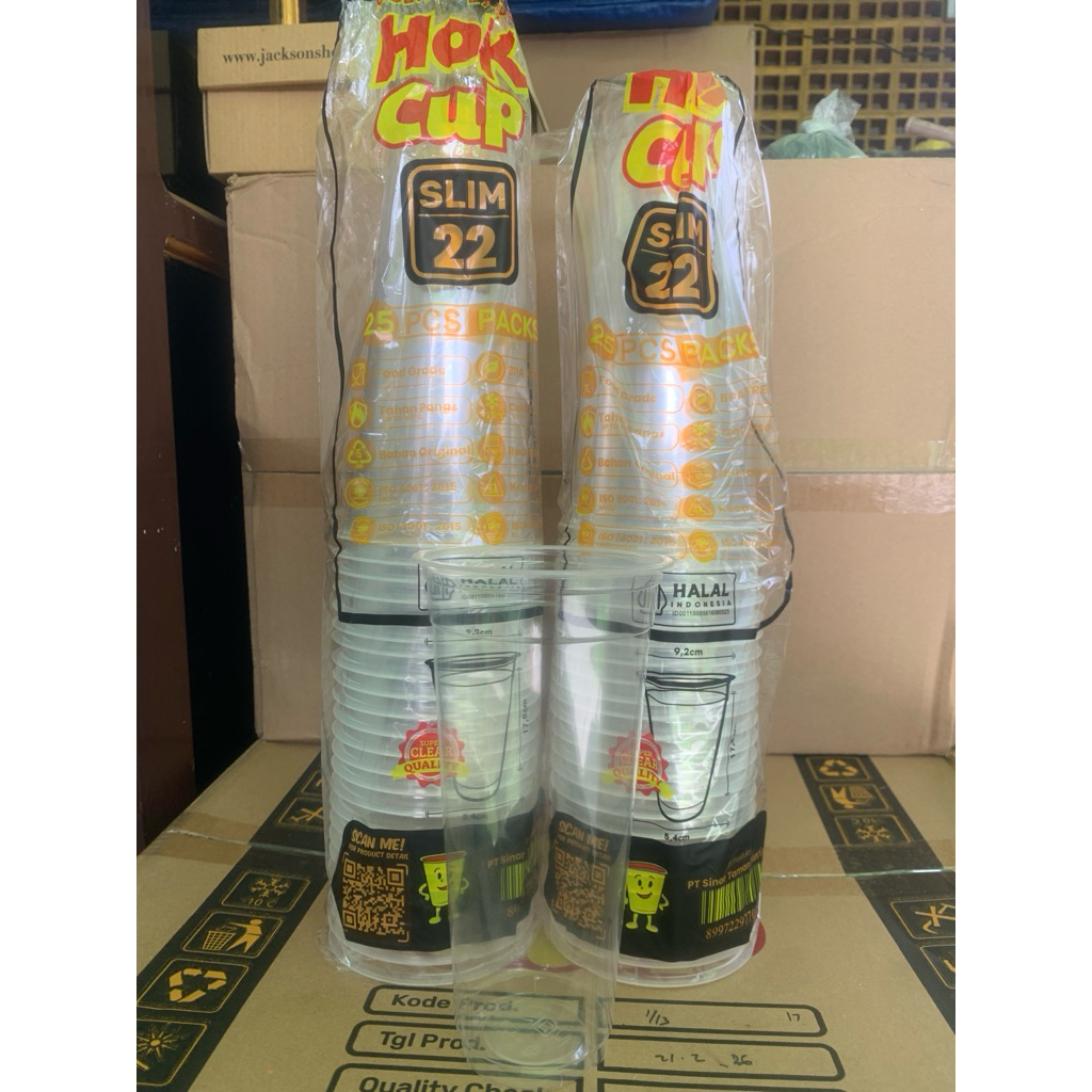 Gelas HOK 22oz slim