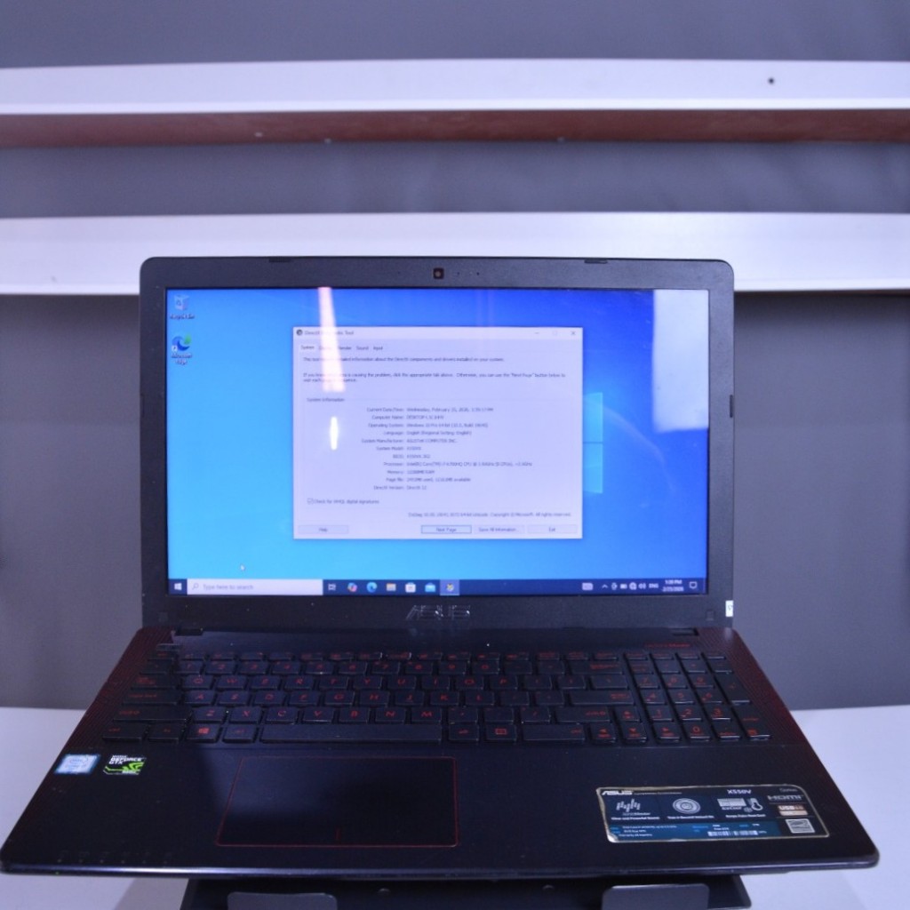 ASUS Gaming X550VX Core i7-6700HQ Laptop Gaming Siap Hajar Game Berat, GTX 950M 2GB Dedicated VGA, R