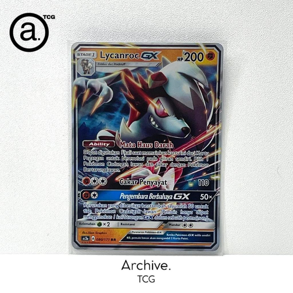 Lycanroc GX (080/171) Pokemon Indonesia ~ Kebangkitan Legenda (Set A) AS2A