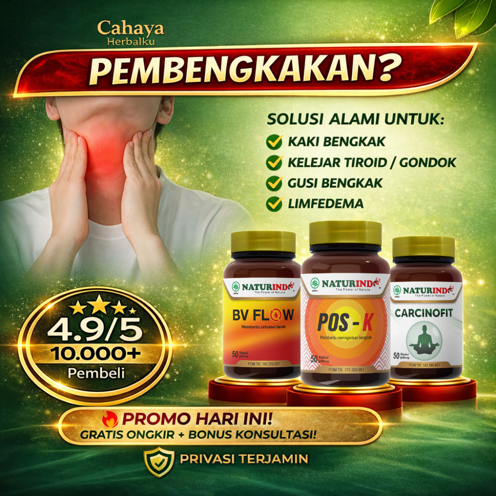 Obat Gondok Tiroid Hipertiroid Kelenjar Getah Bening Ampuh