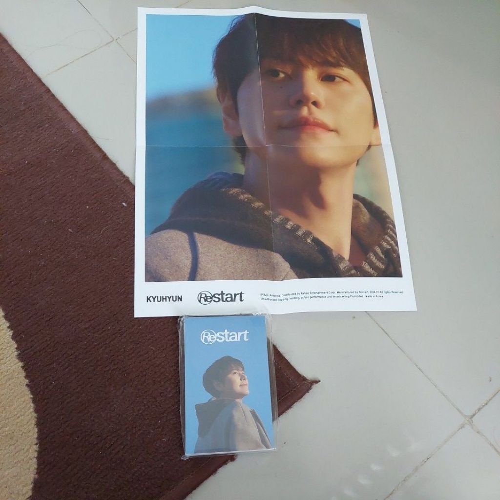 kyuhyun poster + notebook restart