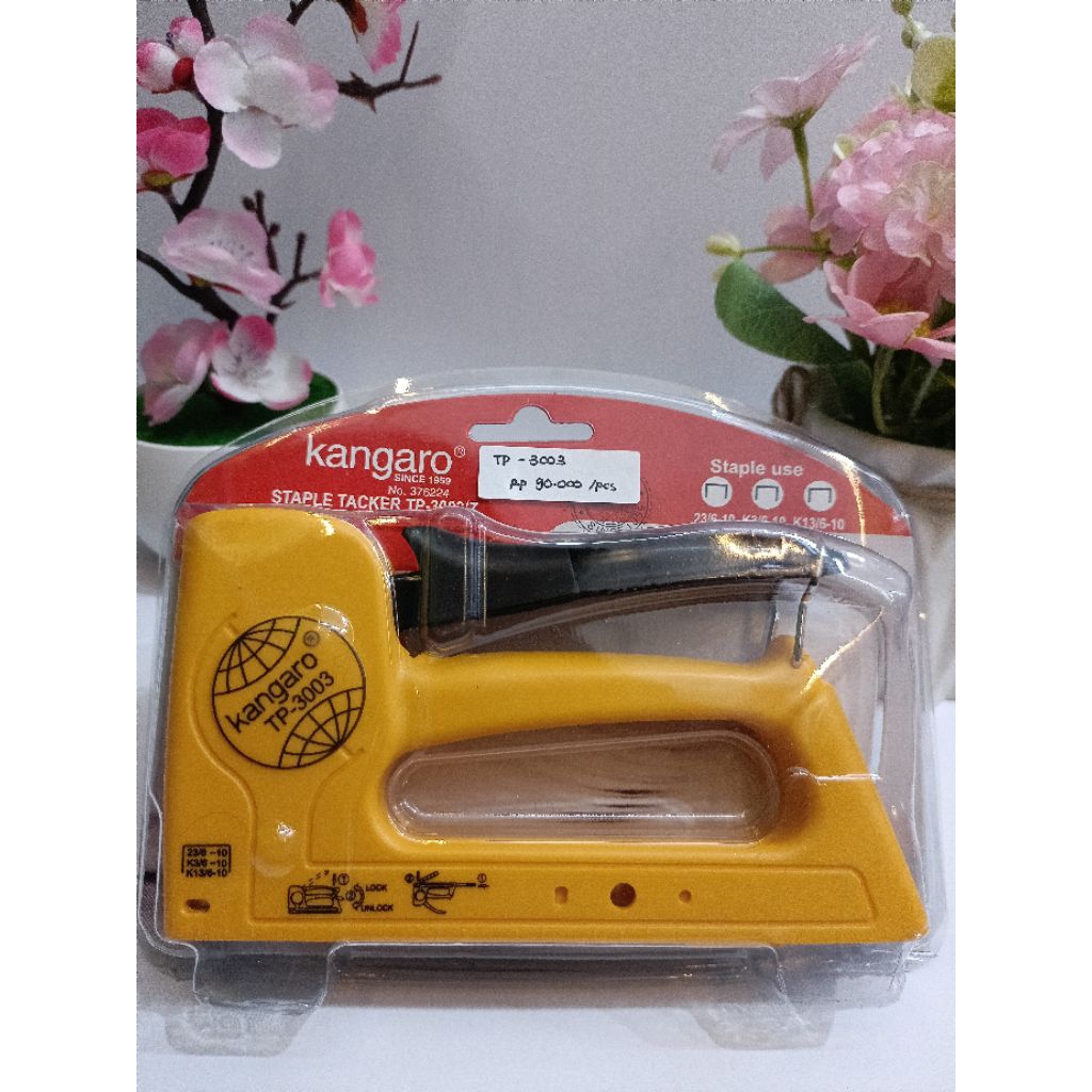 Kangaro Gun Stapler TP-3003 Stapler Tembak Red