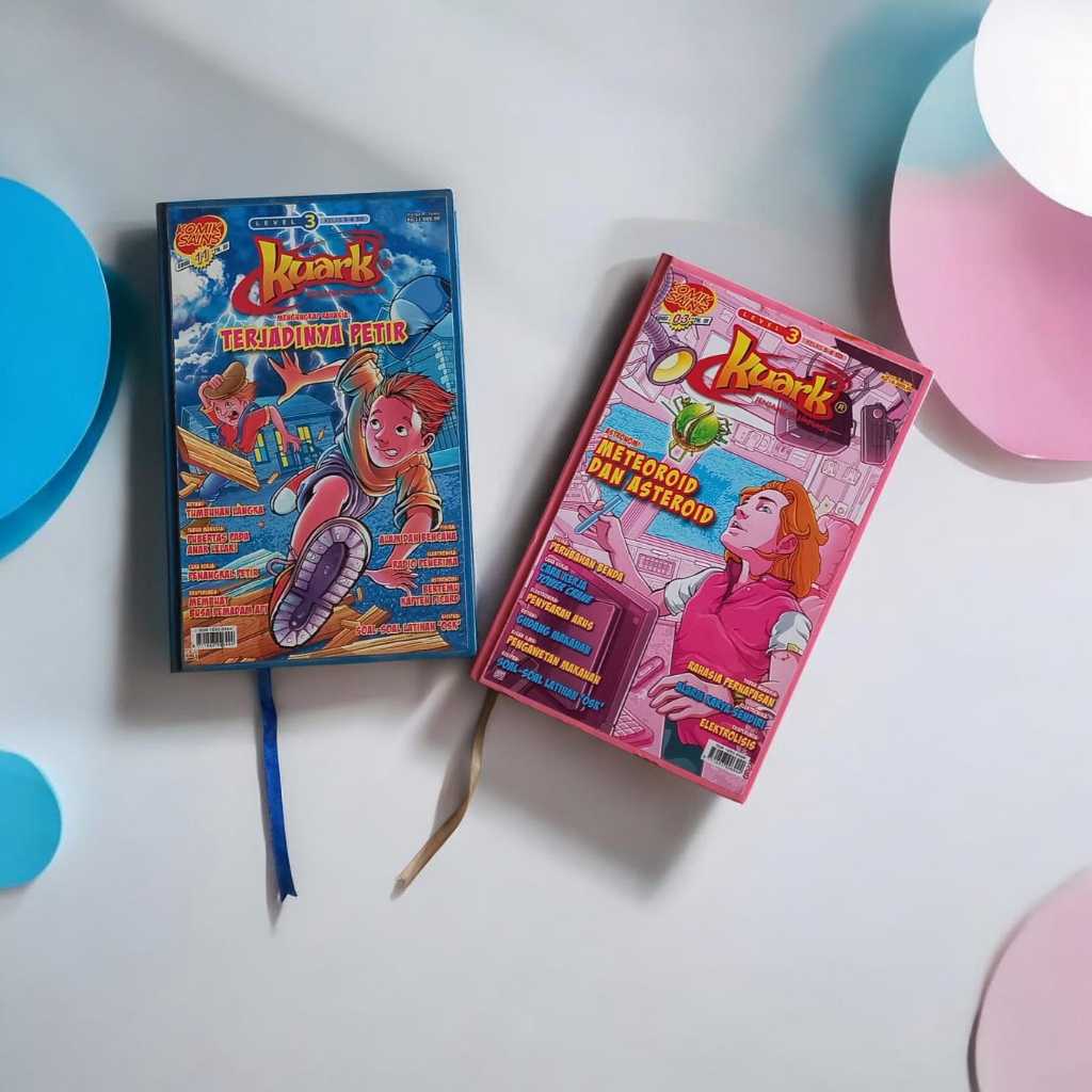 Bundel Kuark Komik Sains 6 Buku Tahun 3  Level 3| Buku Komik Sains Anak | Bacaan Edukasi Anak SD