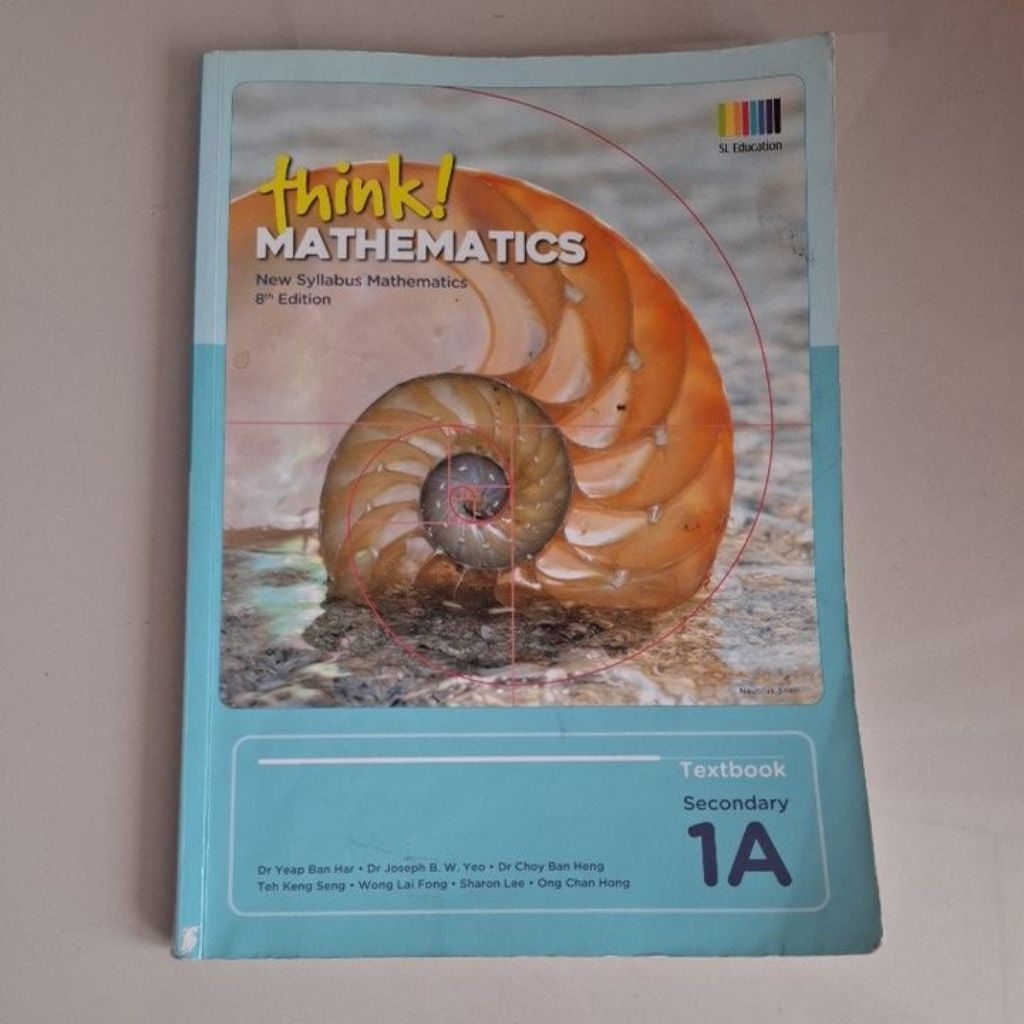 think Mathematics Textbook Secondary 1A