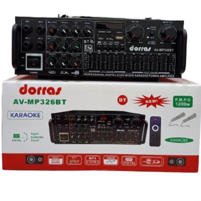 Amplifier Dorras 1200 Watt AV MP 326 BT