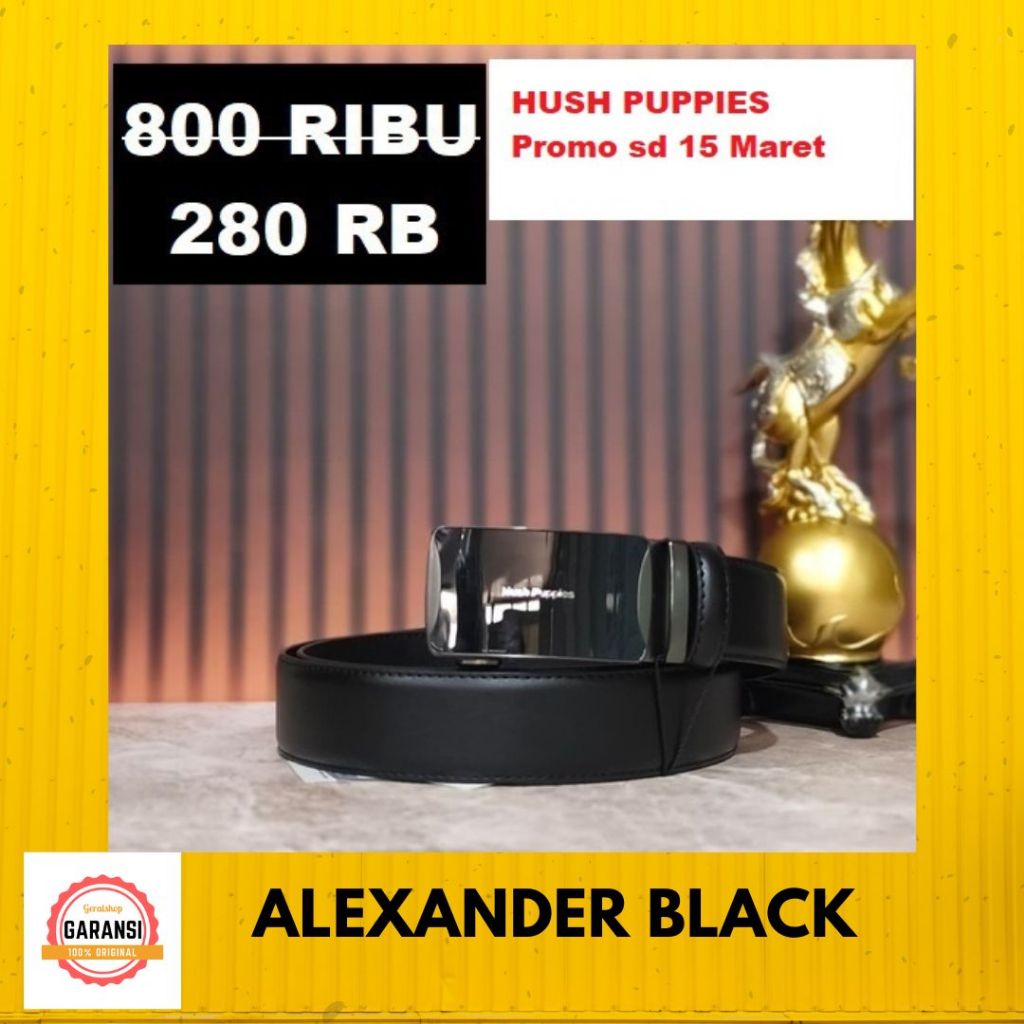 Ikat pinggang pria sale Hush Puppies ALEXANDER belt original 100%