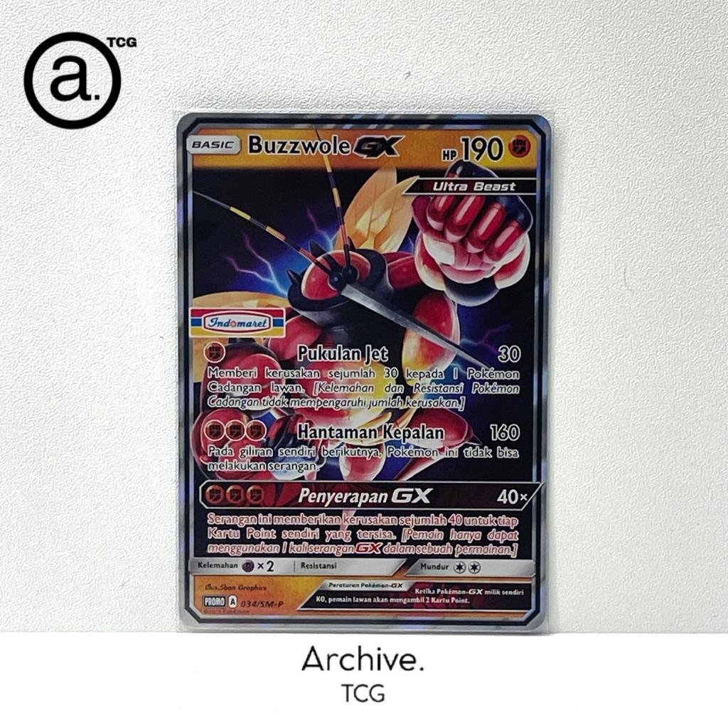 Buzzwole GX (034/SM-P) Pokemon Indonesia ~ PROMO INDOMARET