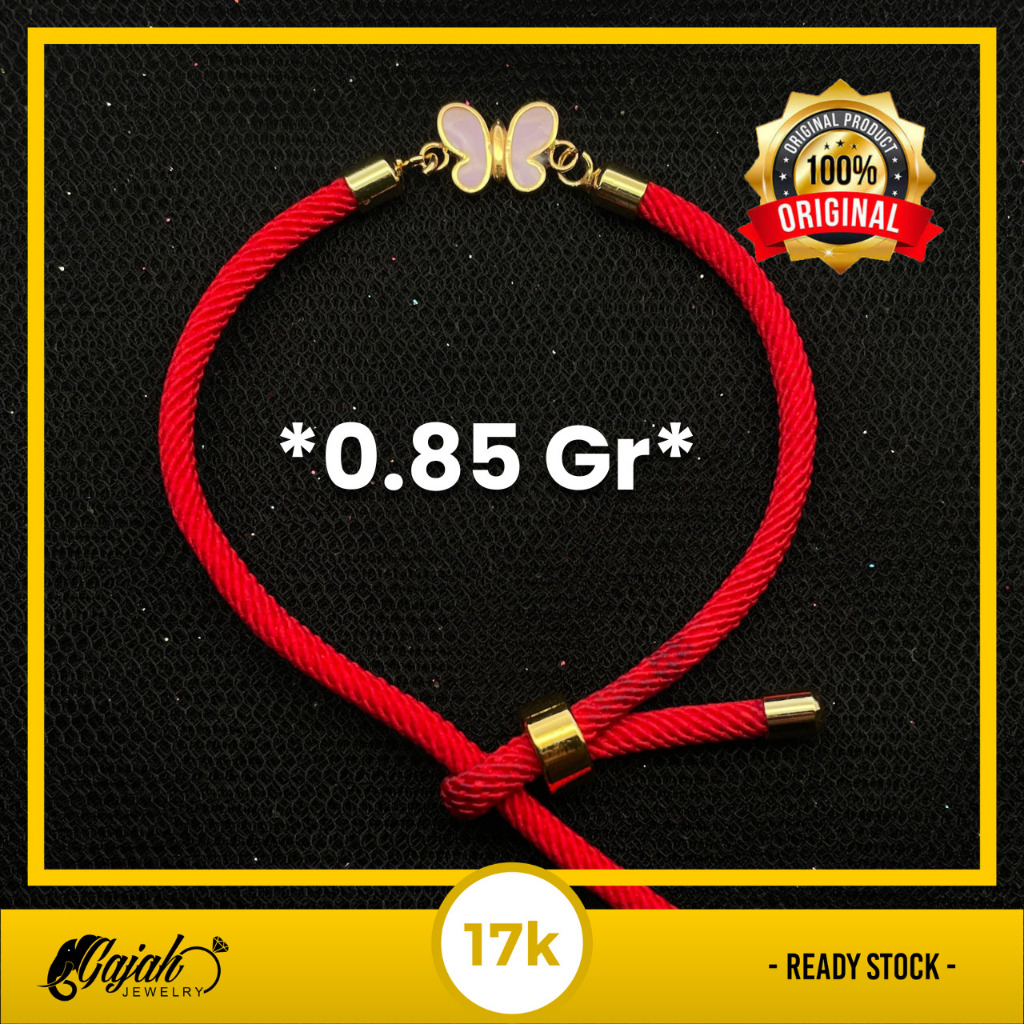 Gelang Tali Emas 17K - Toko Emas Gajah - 0.85 Gram 8458