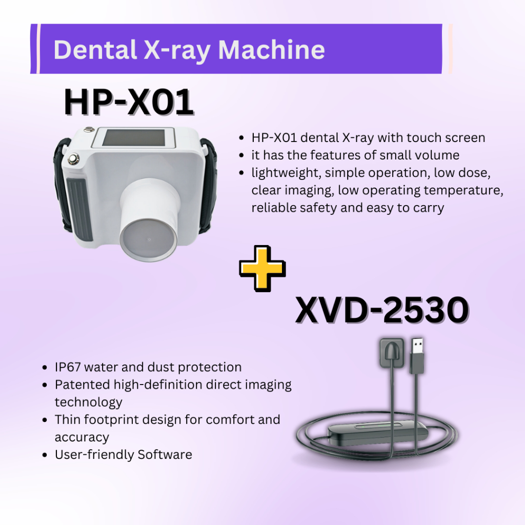 Dental Xray periapical portable HP-X06A / HP-X06B / HP-X01 / HP-X08 + Sensor