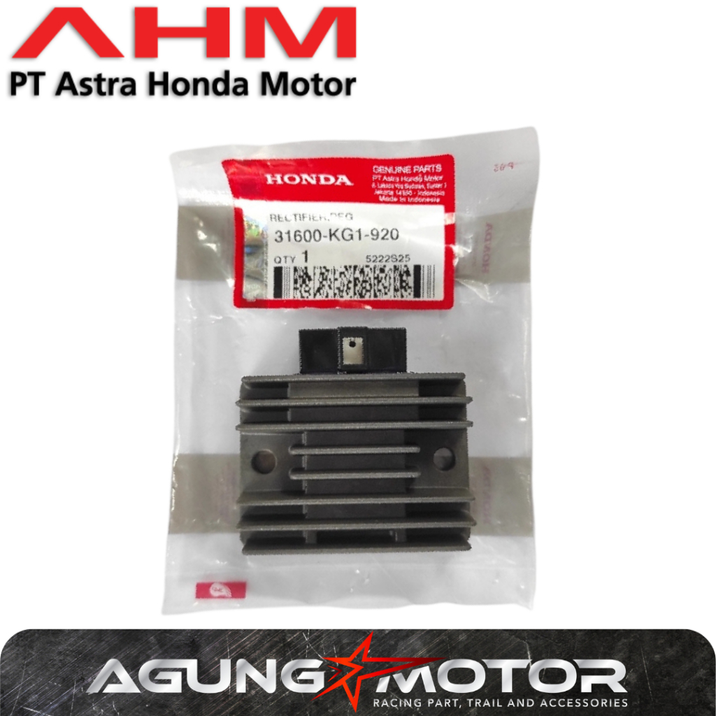 31600 KG1 920 KIPROK REGULATOR RECTIFIER REGULATOR REC COMP TIGER MEGA PRO NEW ORIGINAL AHM Made In 