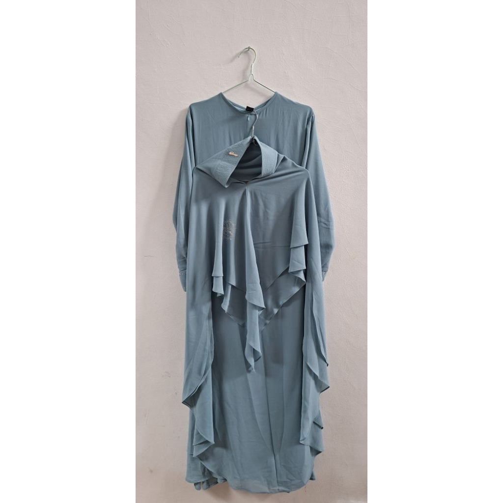 Gamis hijau Wardah Preloved