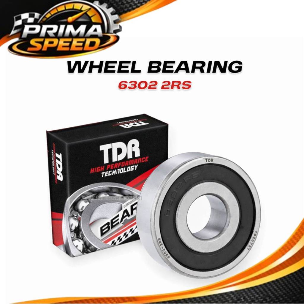 Laher Velg CBR Bearing TDR Racing 6302 2RS Wheel Bearing CB150 Megapro GL Pro Max