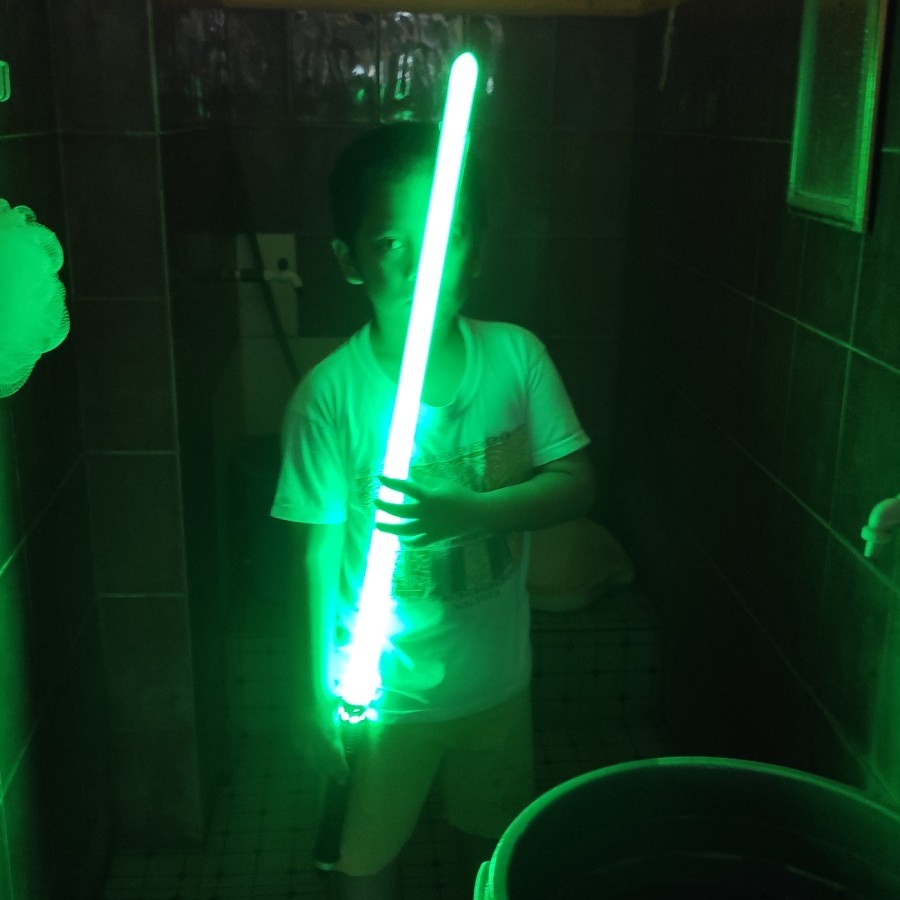 Lightsaber star wars anakin obi wan gagang besi metal pedang original
