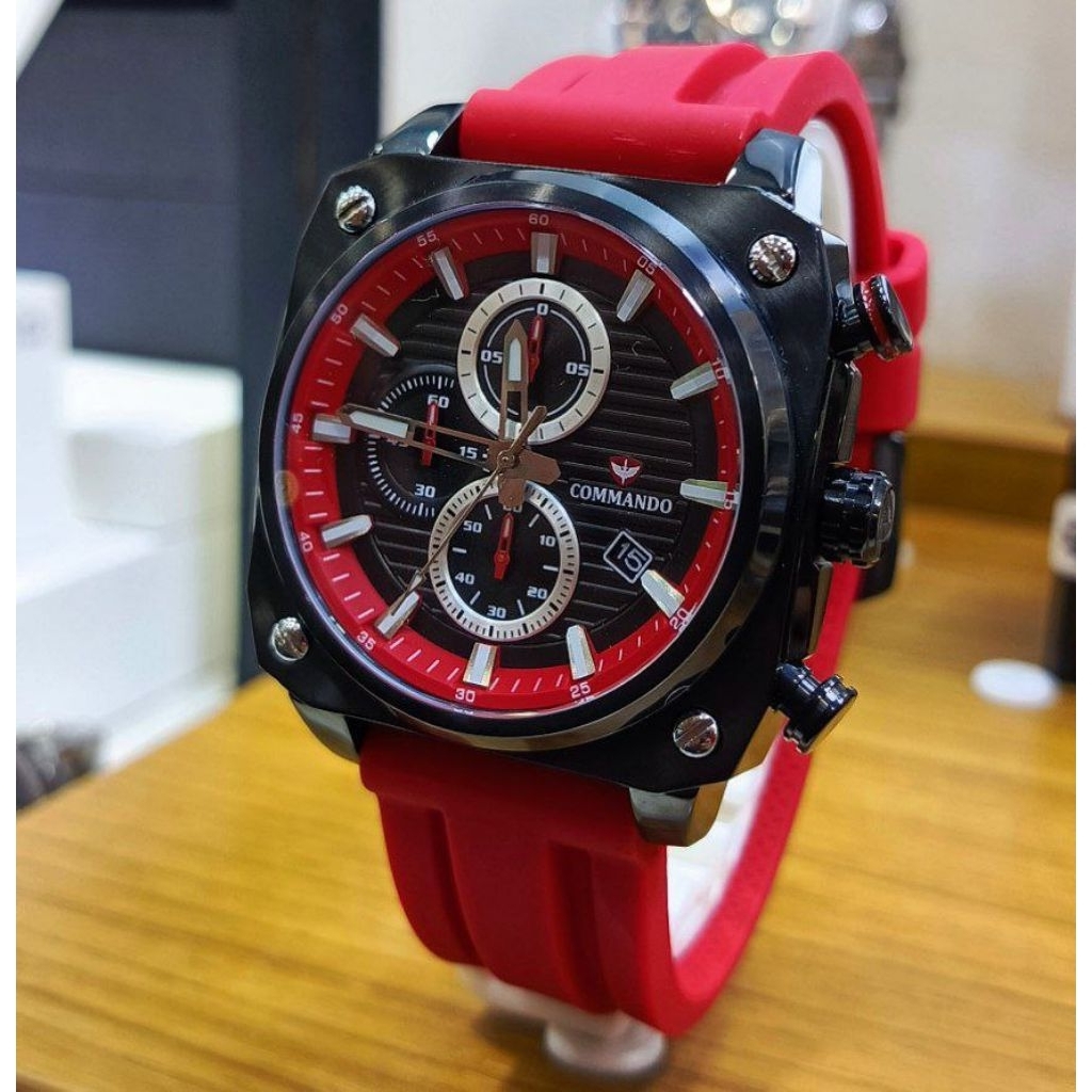 Commando 7011 red jam pria