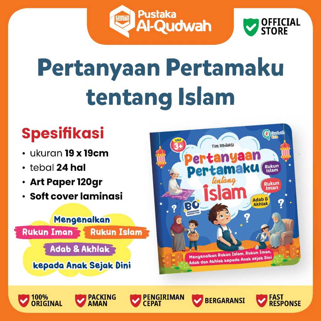 PERTANYAAN PERTAMAKU TENTANG ISLAM || Amazing Muslim Book For Kids || Buku Anak mulai 3th+ || Rukun 
