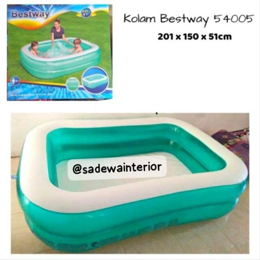 Bestway 54005 Kolam Renang Anak 210x150x51 KOLAM SAJA