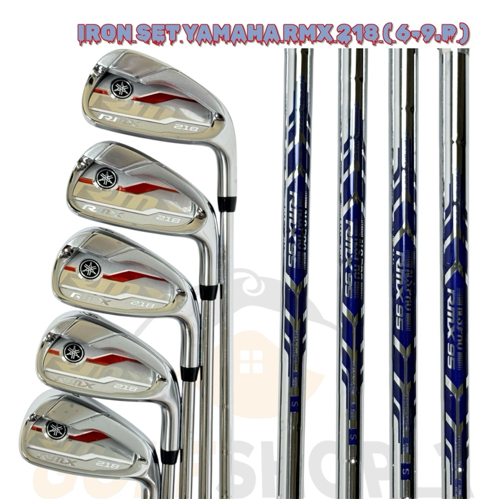 Stick Golf Iron Set Yamaha RMX 218 Original Shaft Steel Flek S 5Pcs