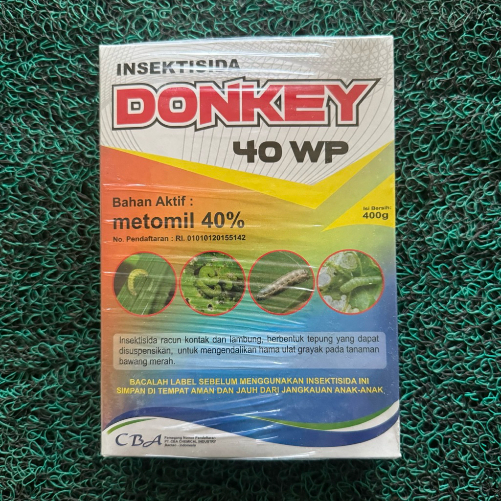 Insektisida Donkey 40WP 400 gram, Metomil 40% Efektif Hama ulat