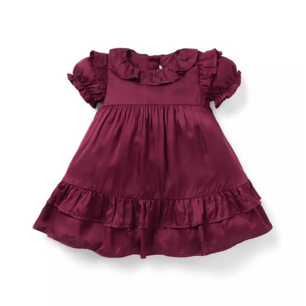 Janie and Jack Maroon Dress