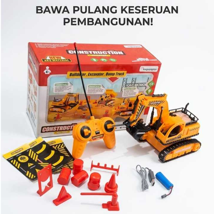 Mobil Remot Control CONSTRUCTION RC Truck EXCAVATOR Kaguyaplas