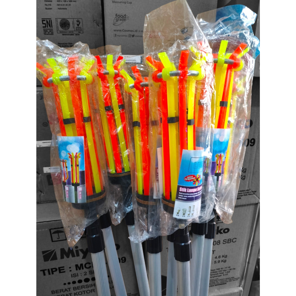 Tongkat lampu stik lampu 10 jari jumbo
