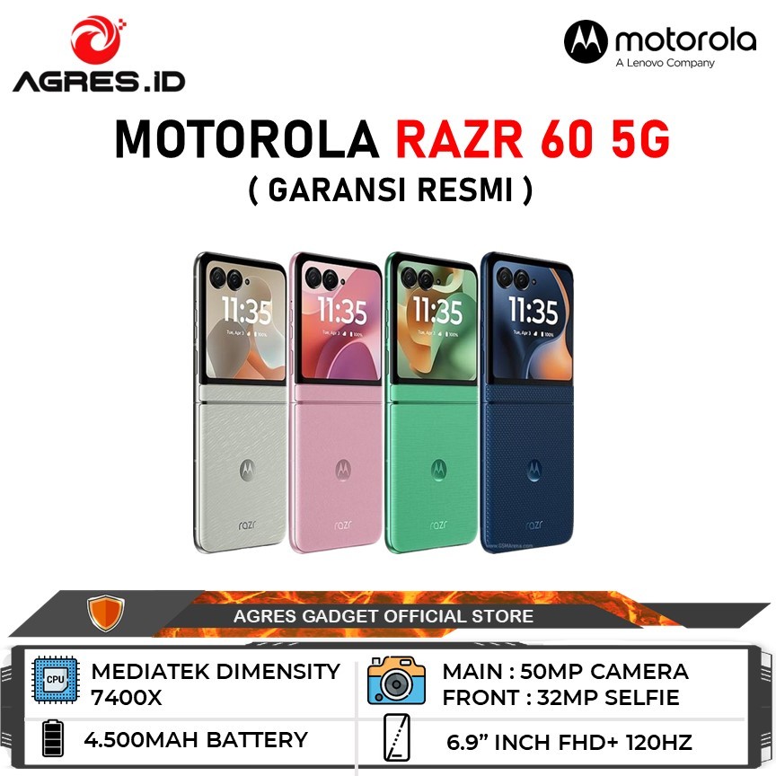 Motorola Razr 60 5G 8GB/256GB Garansi Motorola Indonesia