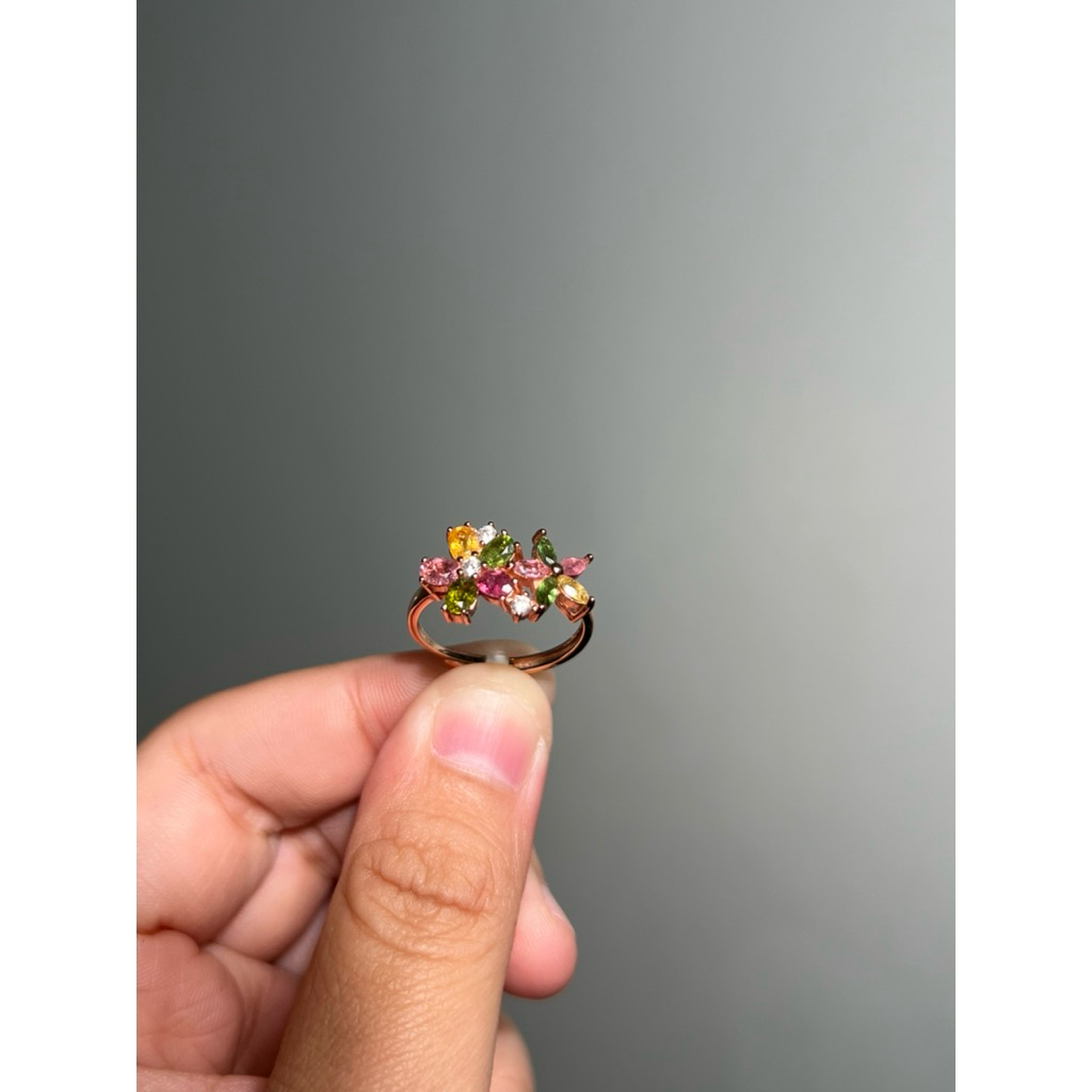 Cincin Tourmaline – Natural Tourmaline Crystal Ring Elegant